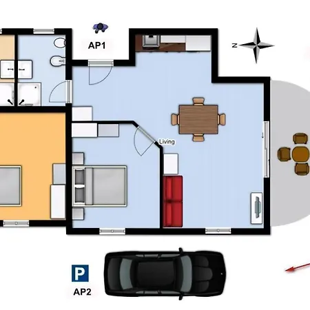 Apartamento Moderne Mit Terrasse Nah Am Lovrečica